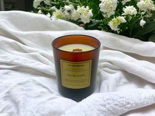 No Fly Zone | Aromatherapy Soy Candle | 220g - Scented_Burn