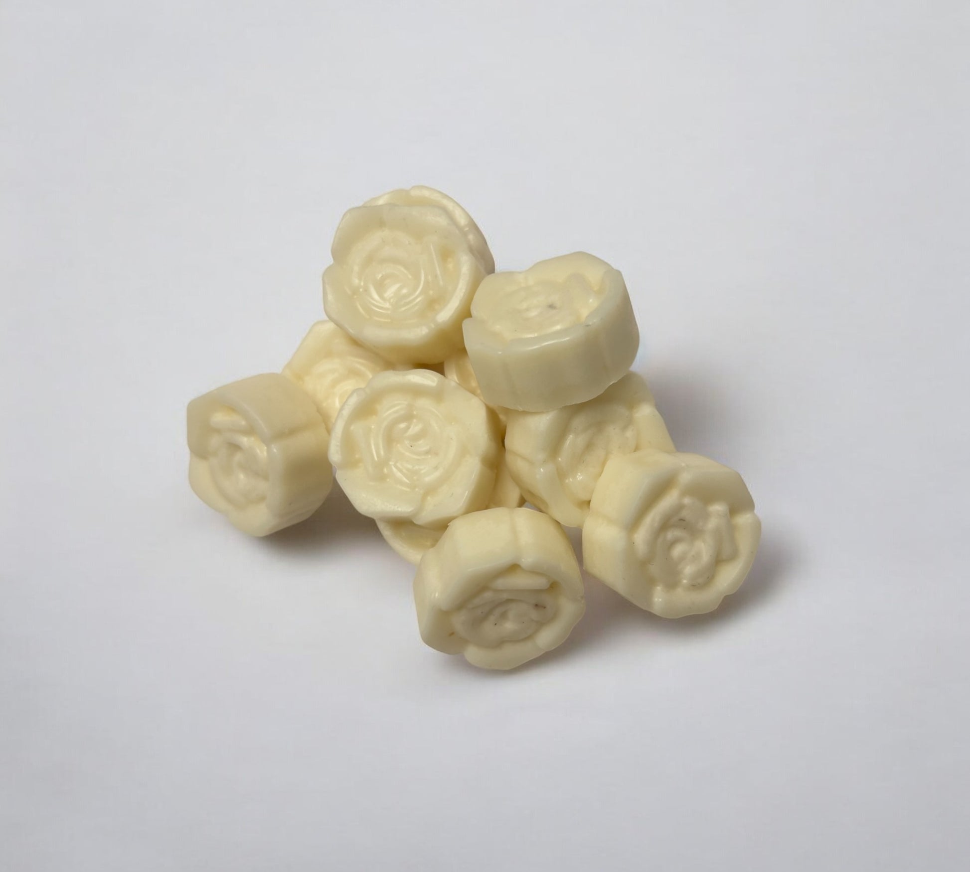 ROSE Scented Wax Melts PINK, PURPLE & WHITE | Vegan Soy Wax Warmers 60g - Scented_Burn Candle Co.