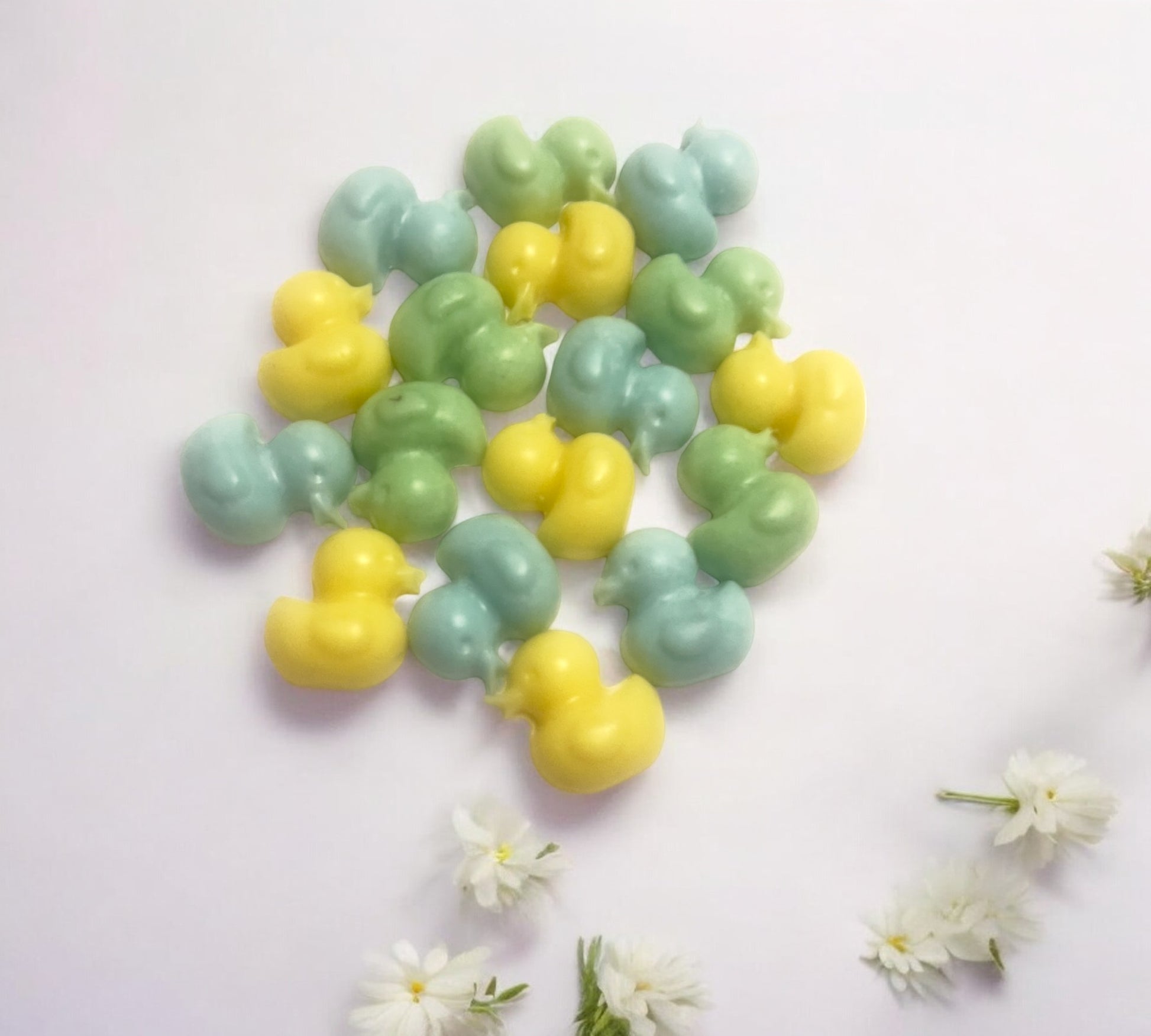 DUCKS Yellow Blue Green Scented Wax Melts | Soy Vegan Wax Warmers - Scented_Burn Candle Co.