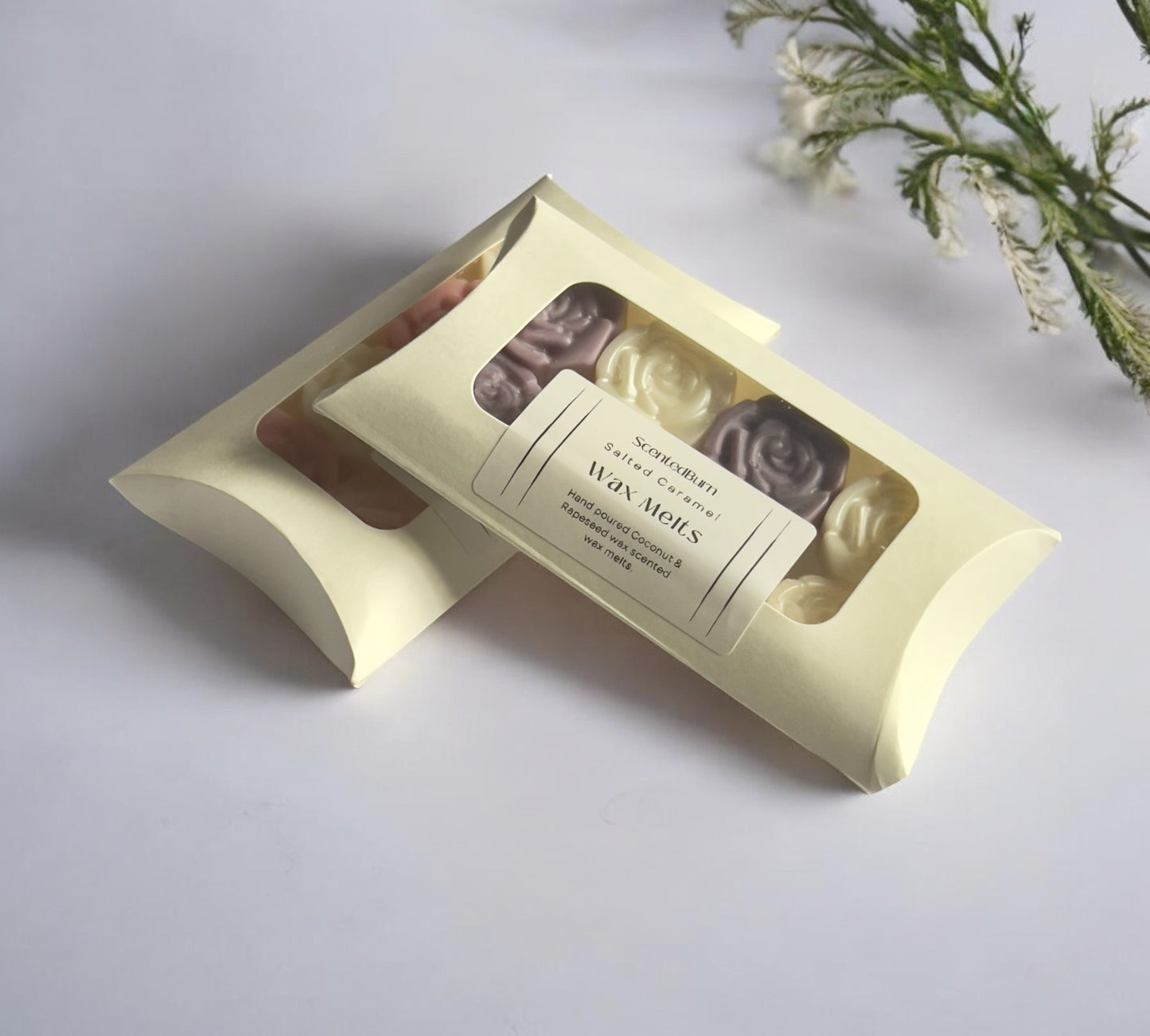 ROSE Scented Wax Melts PINK, PURPLE & WHITE | Vegan Soy Wax Warmers 60g - Scented_Burn Candle Co.