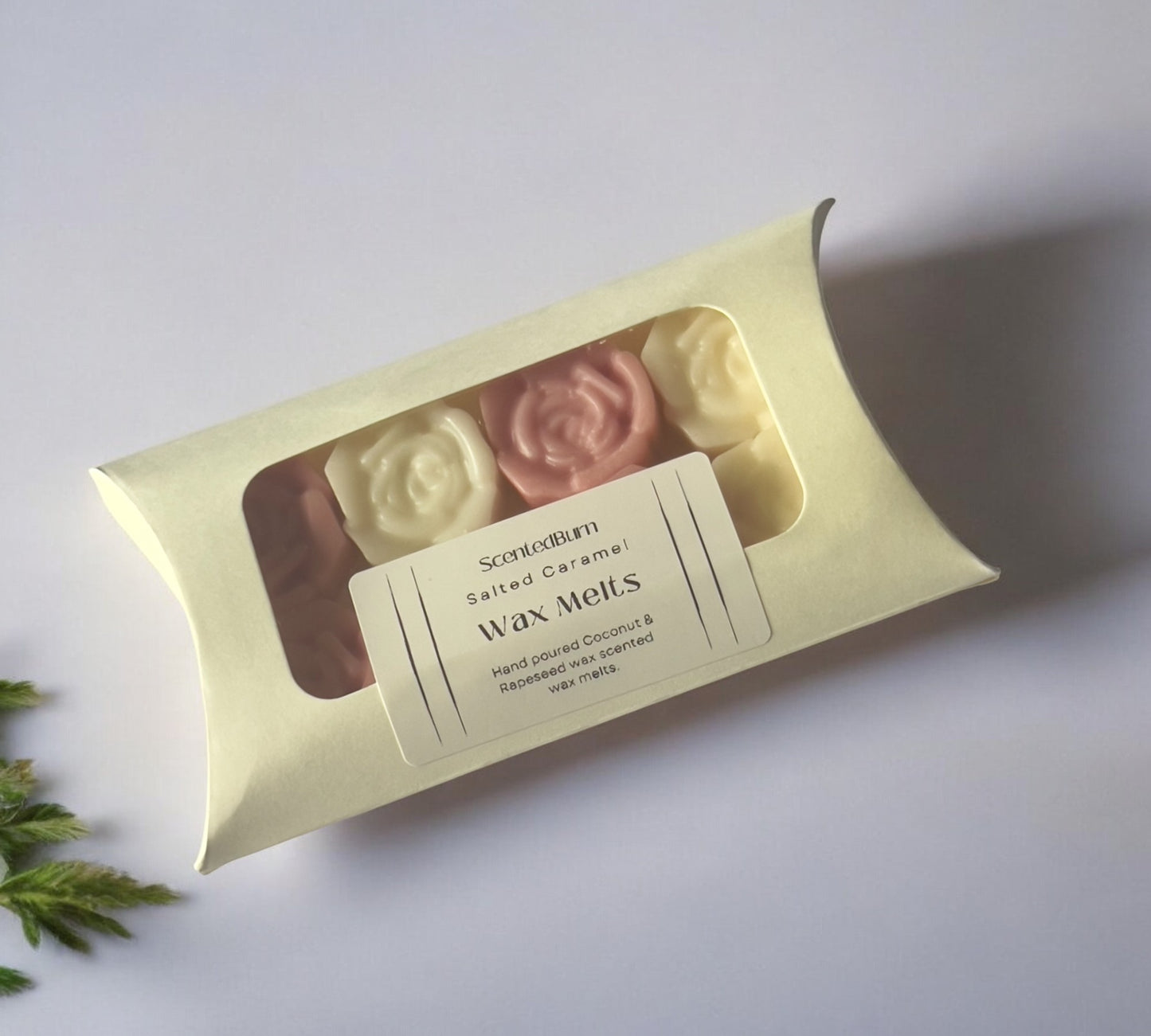 ROSE Scented Wax Melts PINK & WHITE | Mineral Vegan Wax Warmers 150g - Scented_Burn Candle Co.