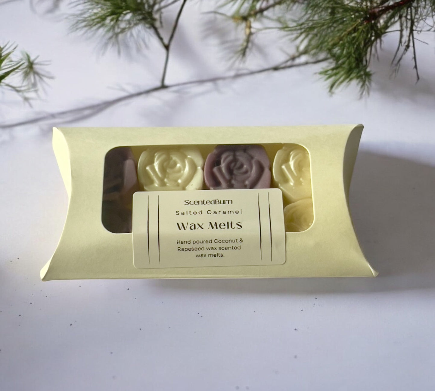 ROSE Scented Wax Melts PINK, PURPLE & WHITE | Vegan Soy Wax Warmers 60g - Scented_Burn Candle Co.