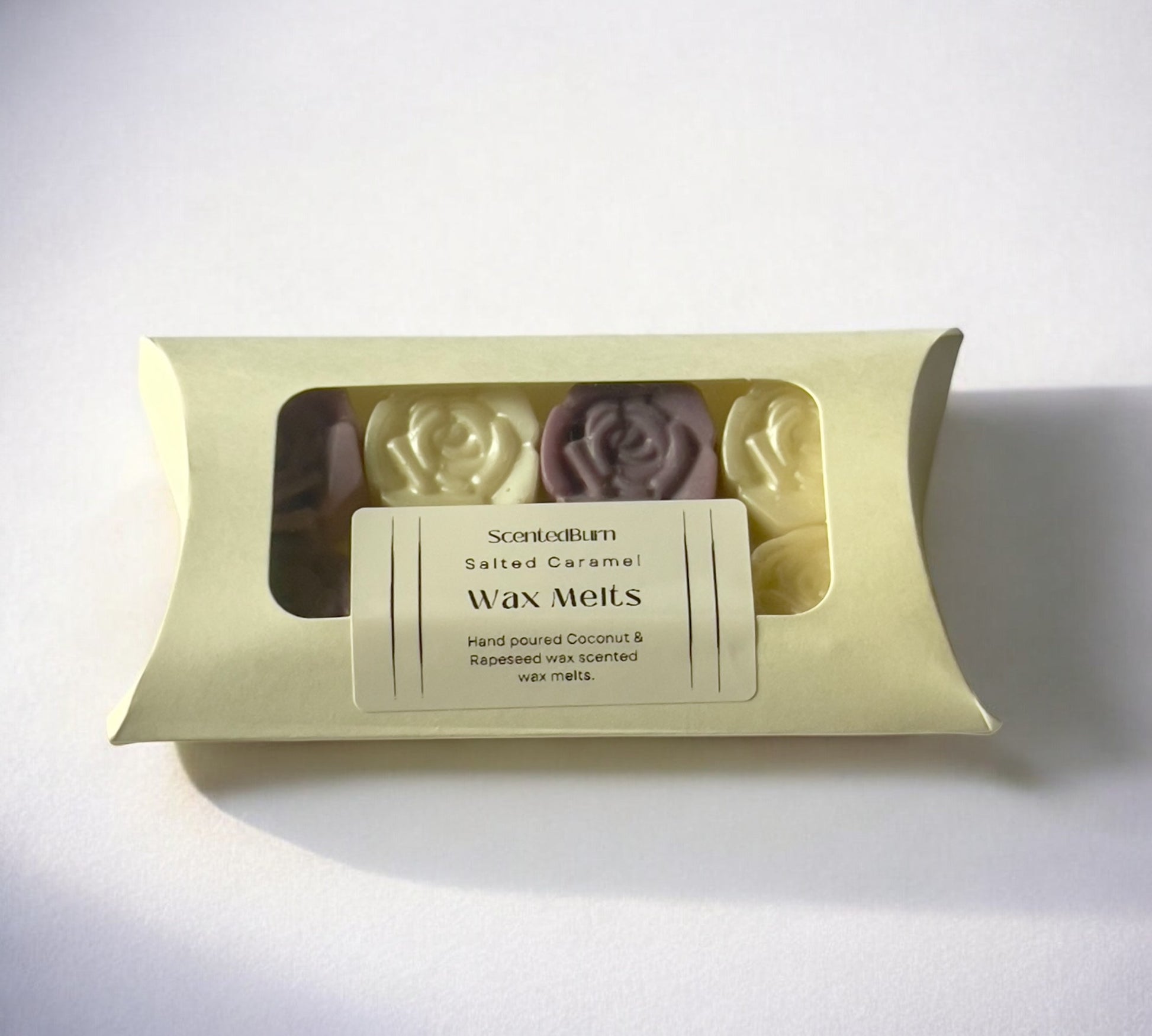 ROSE Scented Wax Melts PURPLE & WHITE | Soy Vegan Wax Warmers 150g - Scented_Burn Candle Co.