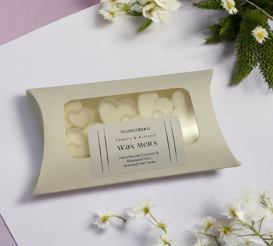 Hearts Together Shaped Scented Wax Melts | Mineral Vegan Wax Warmers 150g - Scented_Burn Candle Co.