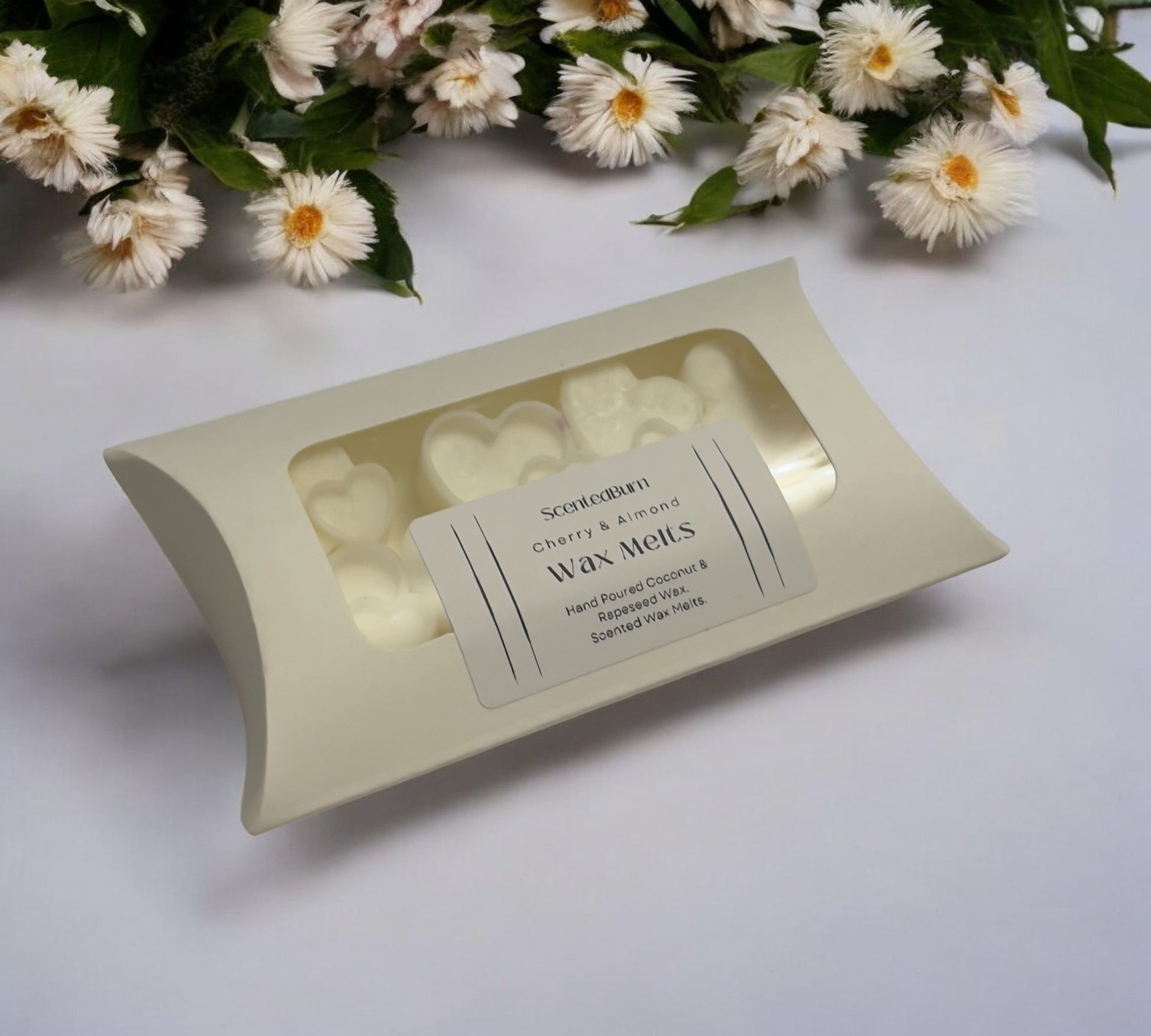 Hearts Together Shaped Scented Wax Melts | Coconut & Rapeseed Vegan Wax Warmers 150g - Scented_Burn Candle Co.