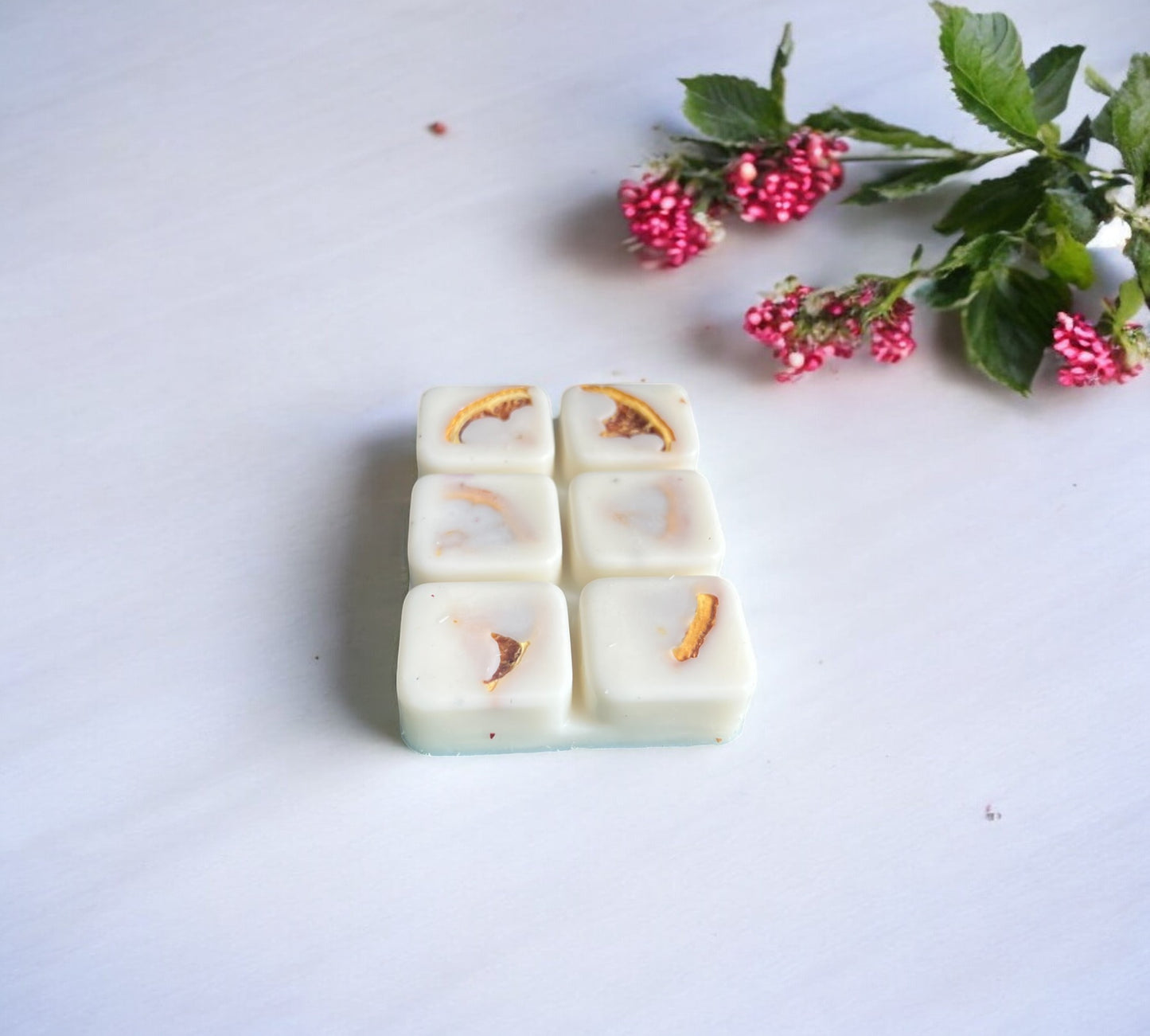 Dried Orange Slice Scented Snap Bar | Soy Botanical Wax Melts - Scented_Burn