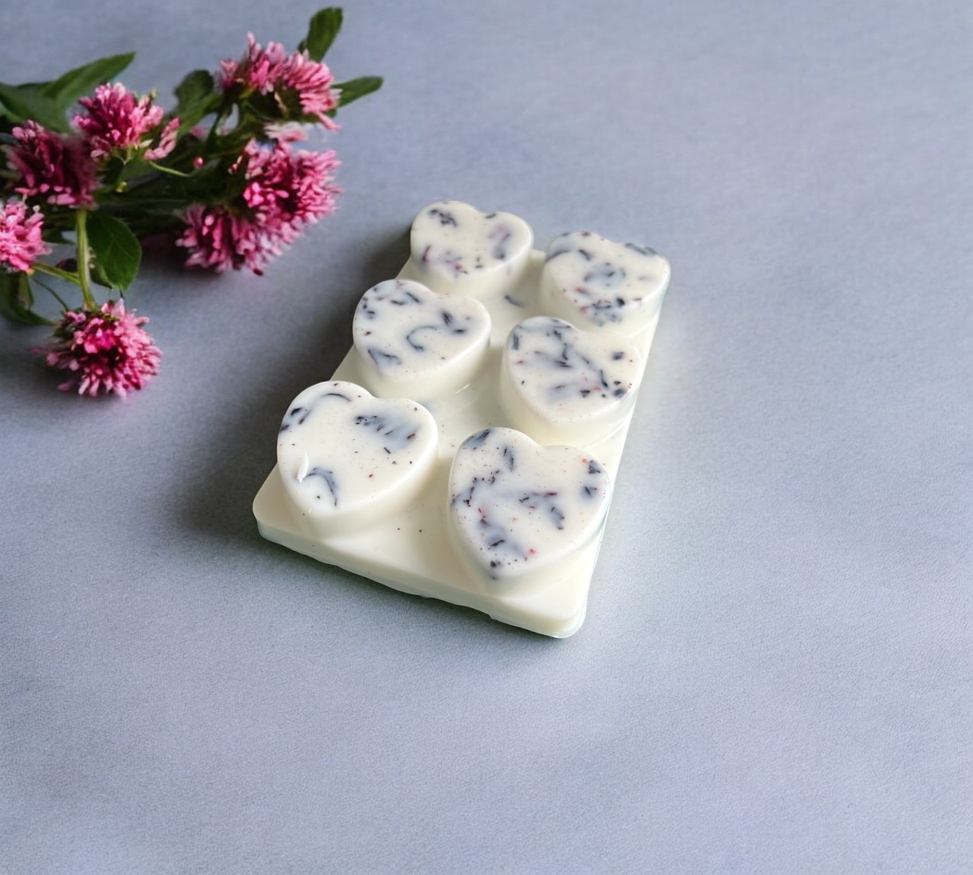 Dried Hibiscus Flowers Essential Oils Snap Bar | Soy Botanical Wax Melt - Scented_Burn
