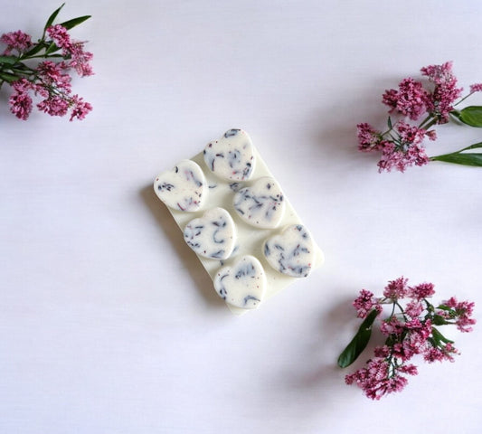 Dried Hibiscus Flowers Essential Oils Snap Bar | Soy Botanical Wax Melt - Scented_Burn
