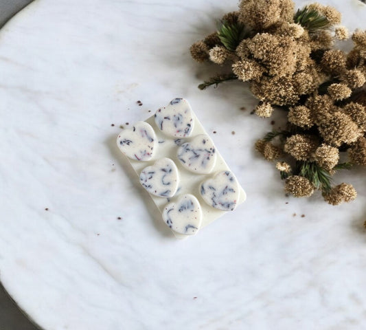 Dried Hibiscus Flowers Scented Snap Bar | Soy Botanical Wax Melts - Scented_Burn