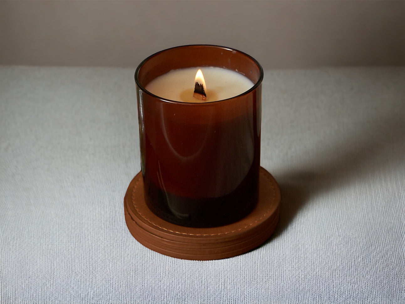 Cosy Nights Coconut & Soy Aromatherapy Candle | Vegan Wax Wooden Wick 200g - Scented_Burn