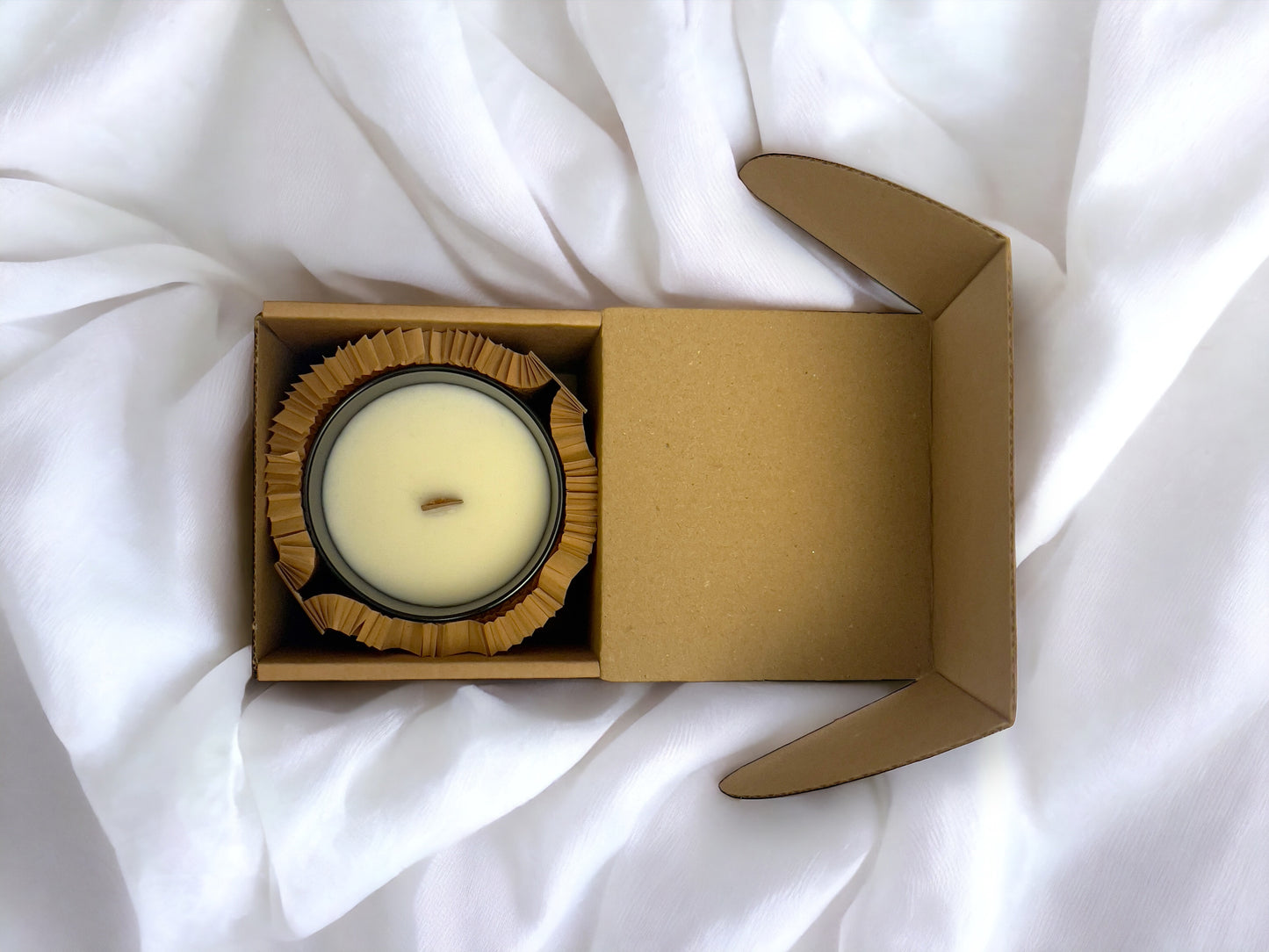 Reminiscence Coconut & Soy Aromatherapy Candle | Vegan Wax Wooden Wick 200g - Scented_Burn