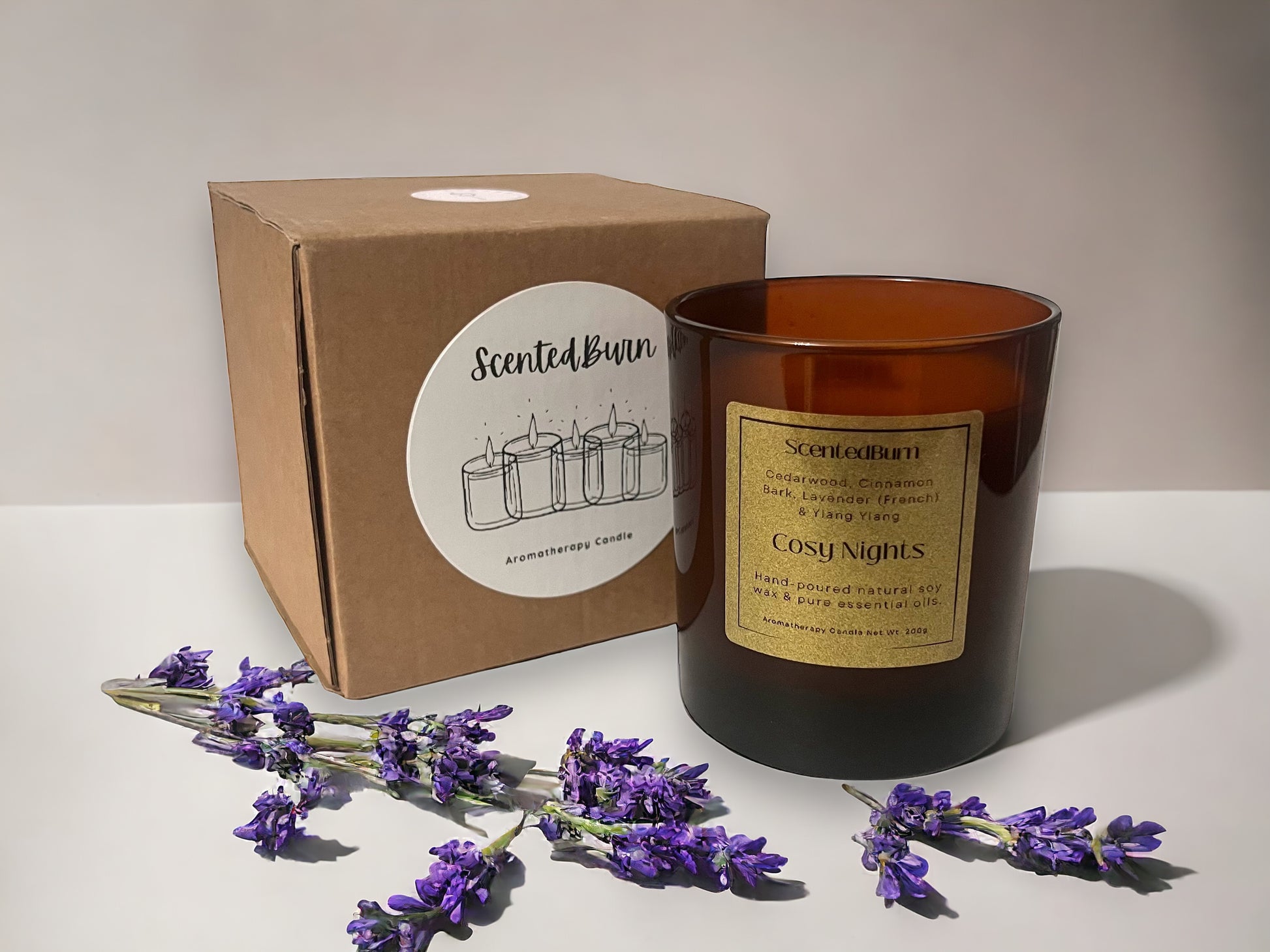 Cosy Nights 75g | Aromatherapy Soy Voltive Candle - Scented_Burn