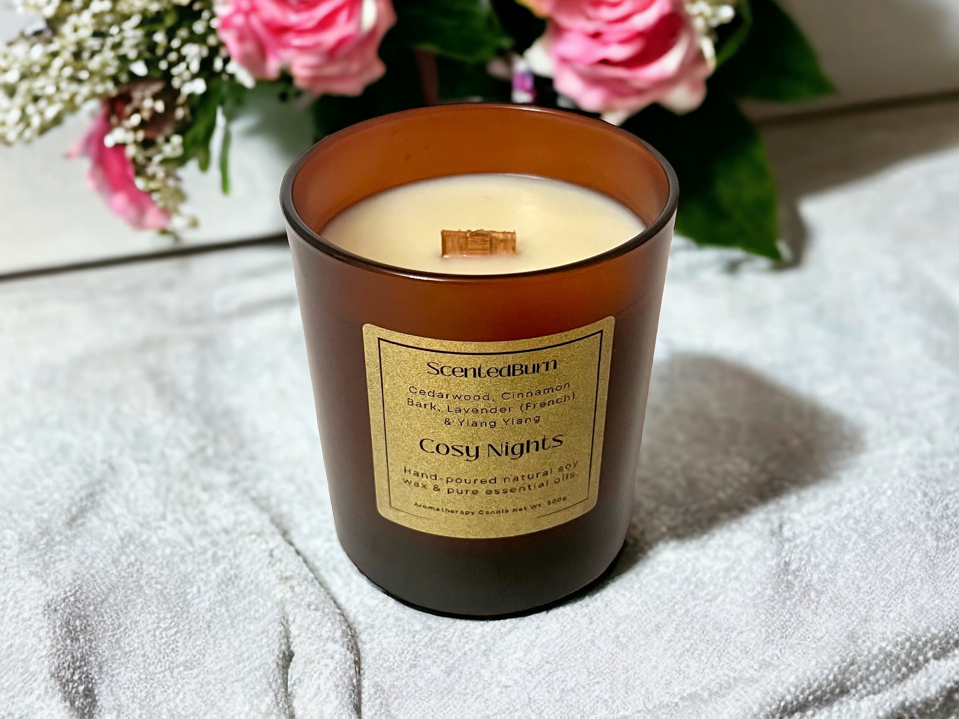 Cosy Nights 75g | Aromatherapy Soy Voltive Candle - Scented_Burn